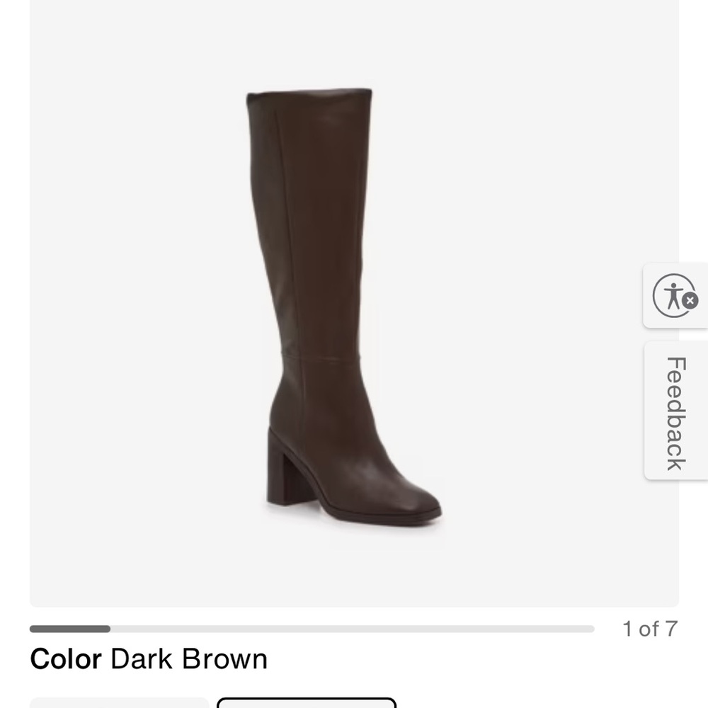 DV Flapper wide calf boot